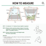 Measurement guidelines and notes for isosceles trapezoid windows honeycomb shades