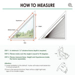 Measurement guidelines and notes for triangle windows honeycomb shades