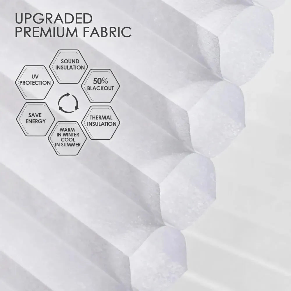 The fabric features sound insualtion, heat insulation, UV protection