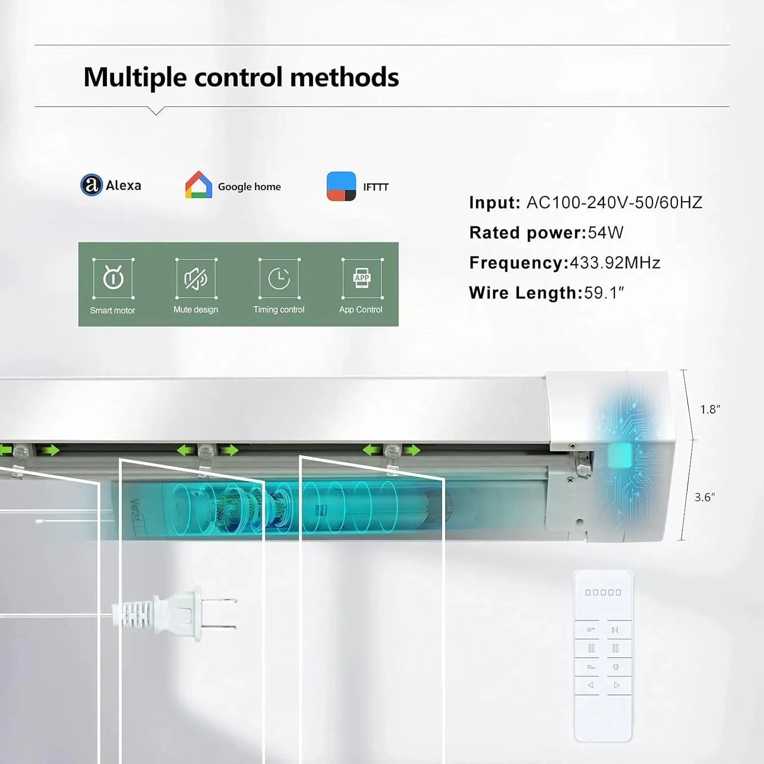 Yoolax Motorized Vertical Blinds