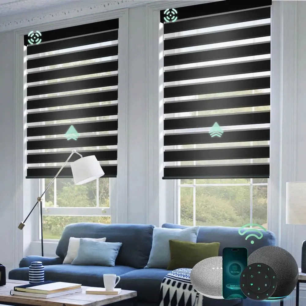 Yoolax Motorized Zebra Blinds - Yoolax