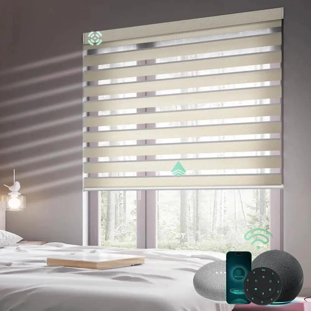 Yoolax Motorized Zebra Blinds - Yoolax