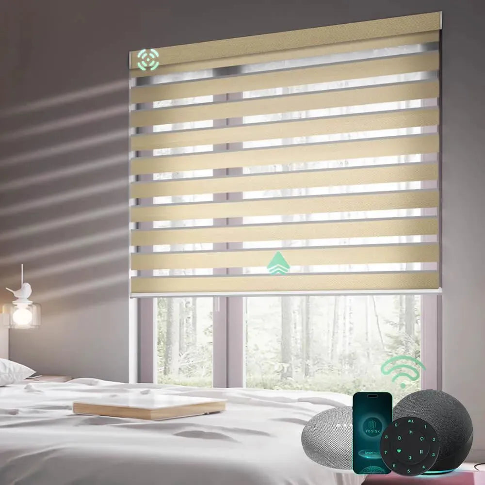 Yoolax Motorized Zebra Blinds - Yoolax