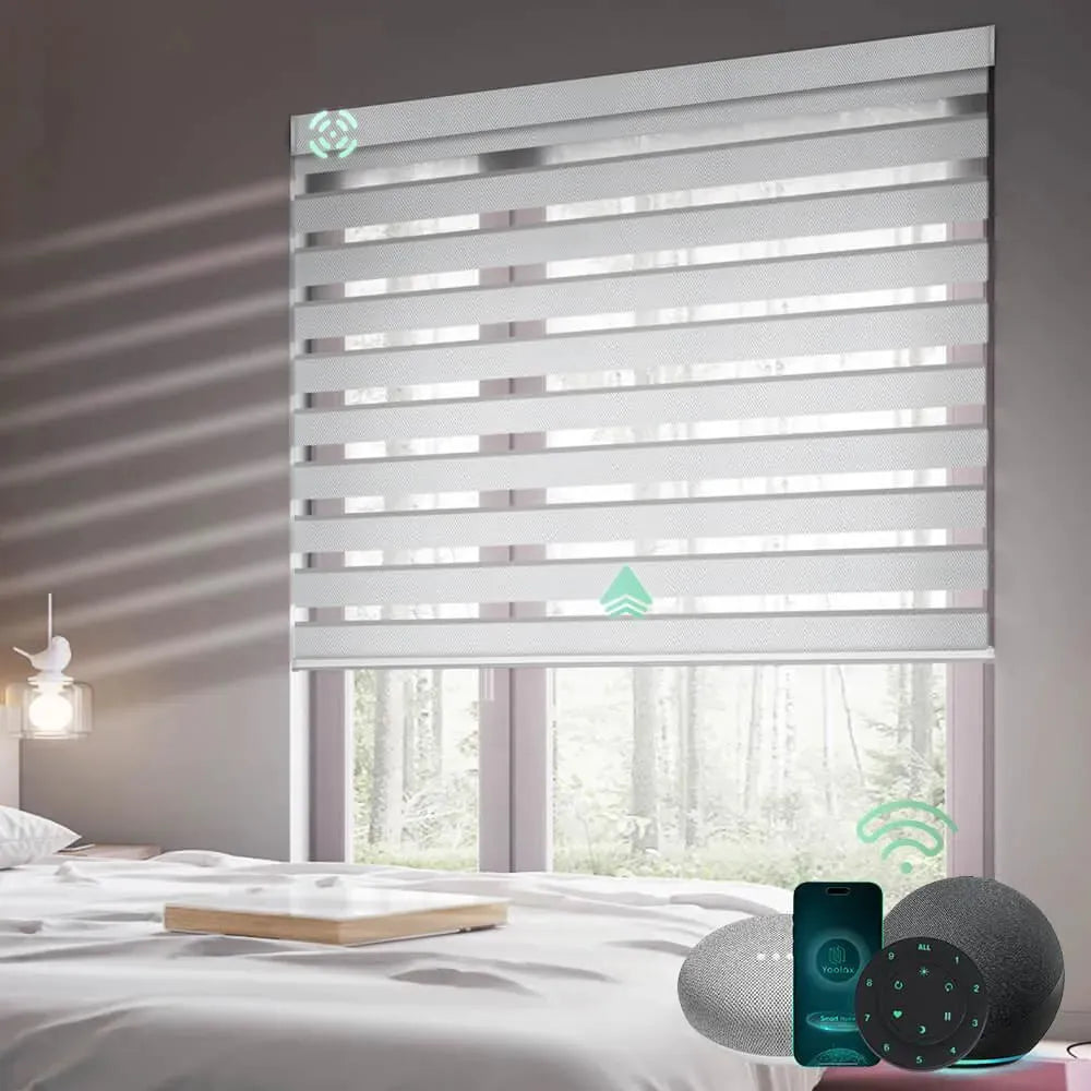 Yoolax Motorized Zebra Blinds - Yoolax