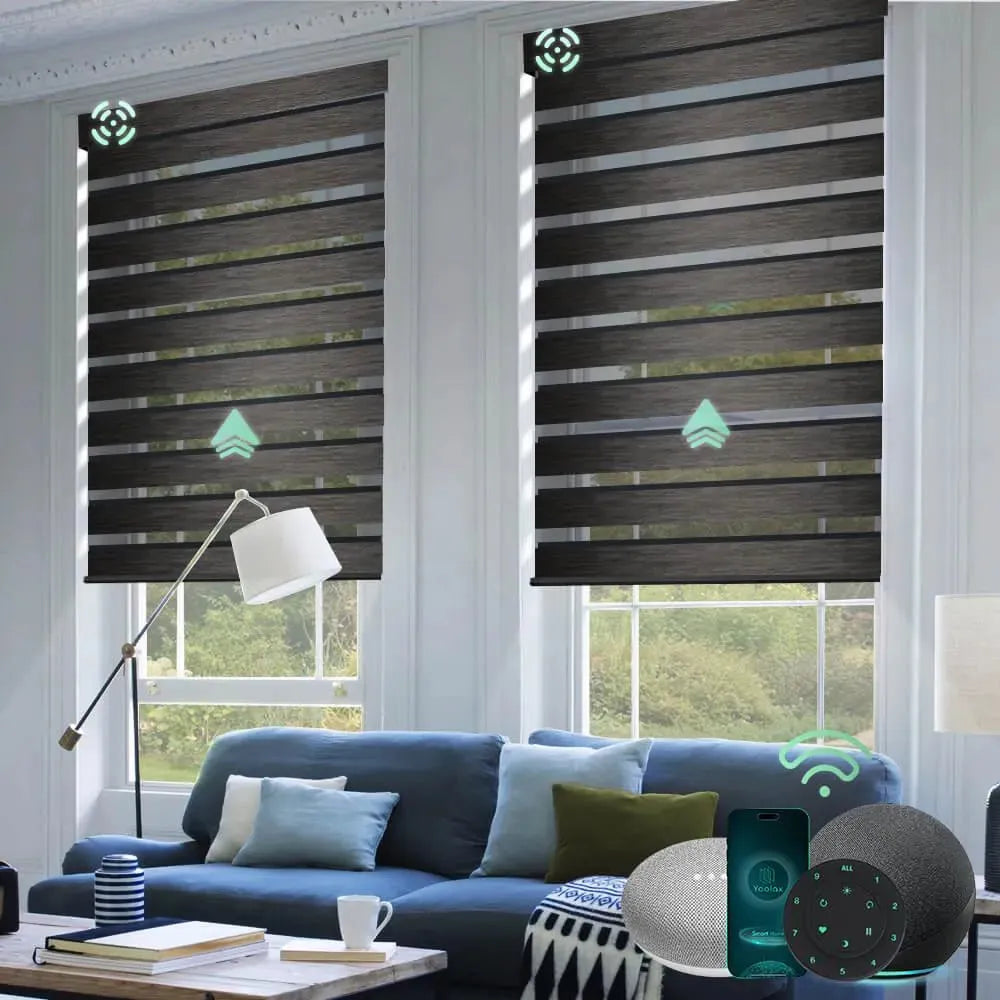 Yoolax Motorized Zebra Blinds - Yoolax