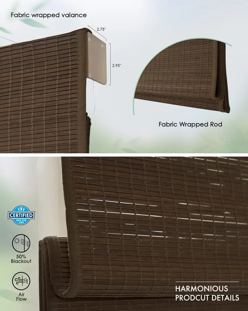 Yoolax Motorized Bamboo & Woven Wood Shades - Yoolax