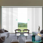 Yoolax Custom XL Smart Sliding Door Blinds Hardwired