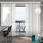 Yoolax Custom XL Smart Sliding Door Blinds Hardwired