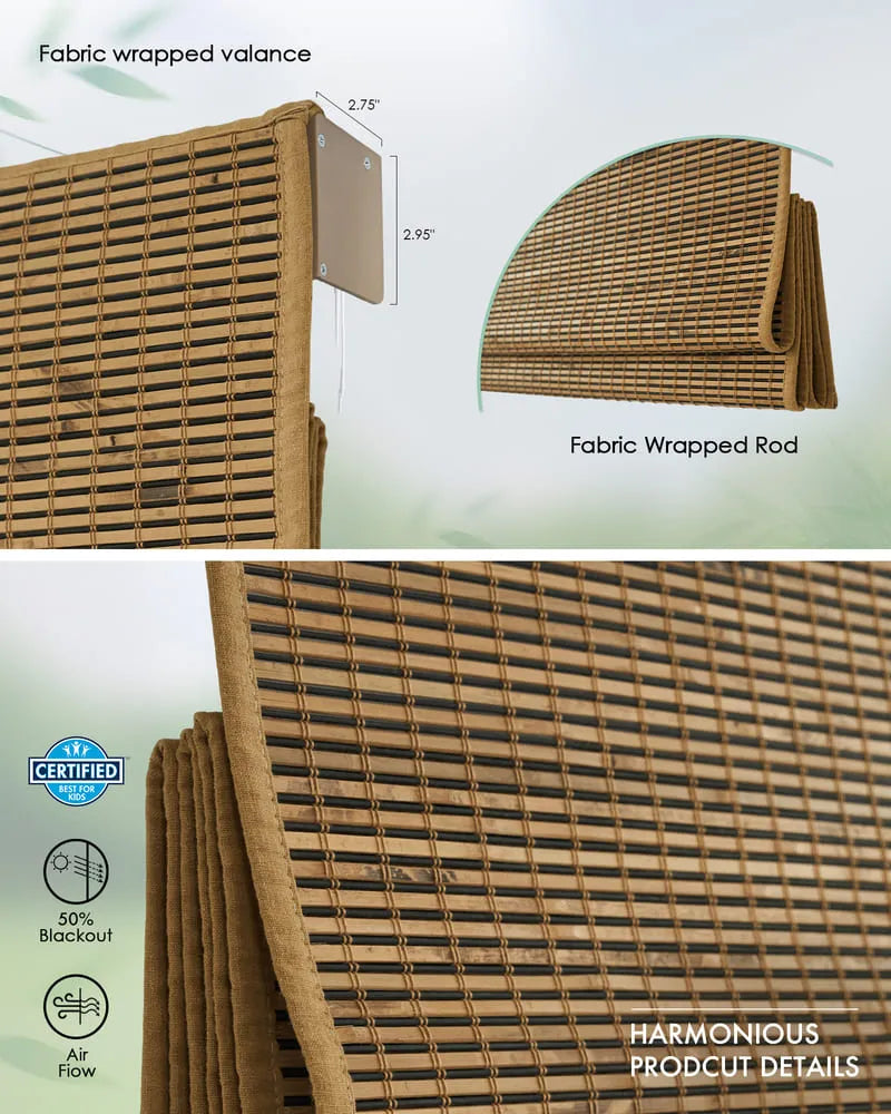 Yoolax Motorized Bamboo & Woven Wood Shades - Yoolax