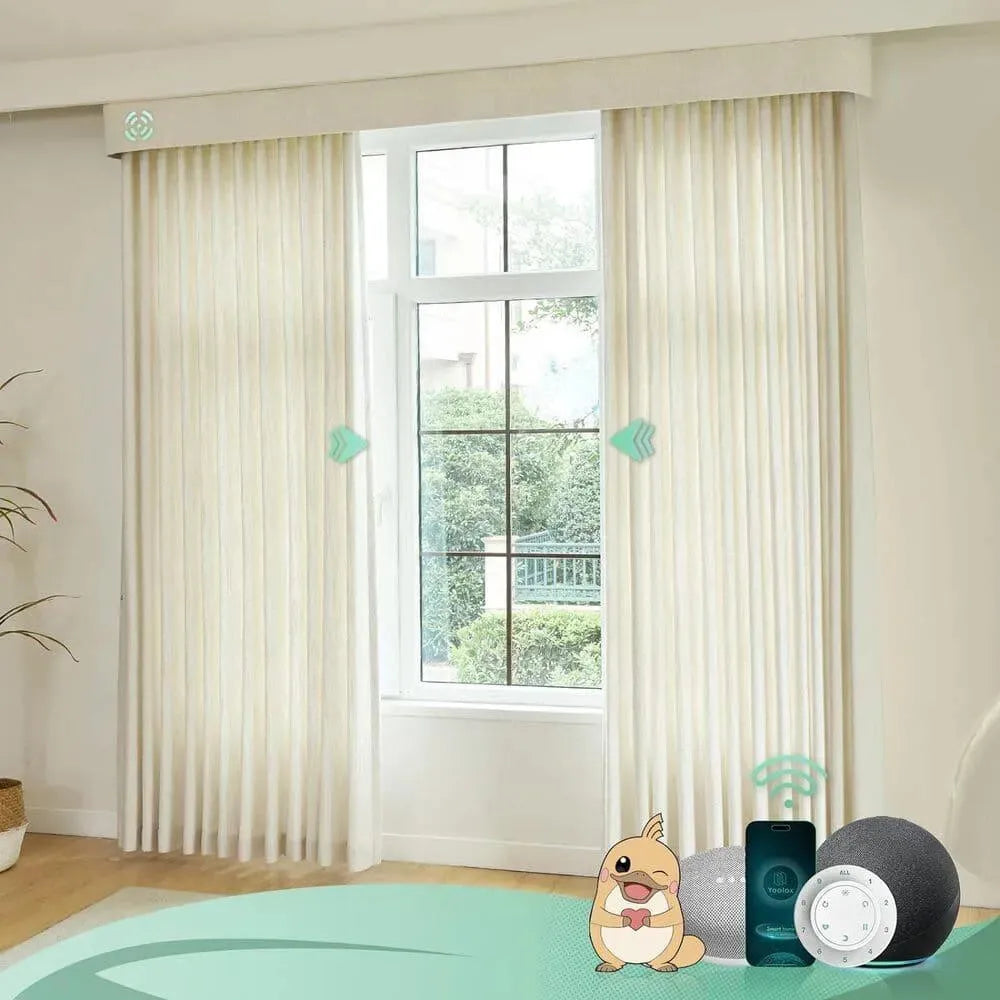 Yoolax Smart Retractable Curtain Hardwire