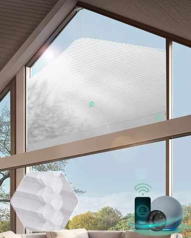 Yoolax Motorized Pentagon Cellular Shades