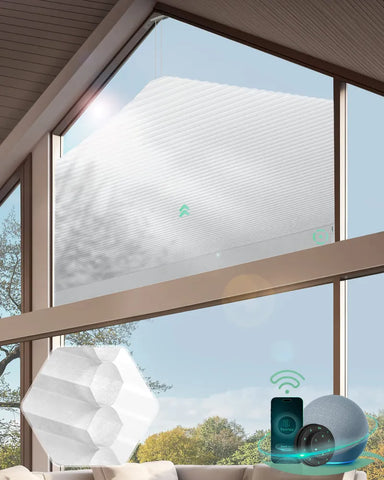 Yoolax Motorized Pentagon Cellular Shades