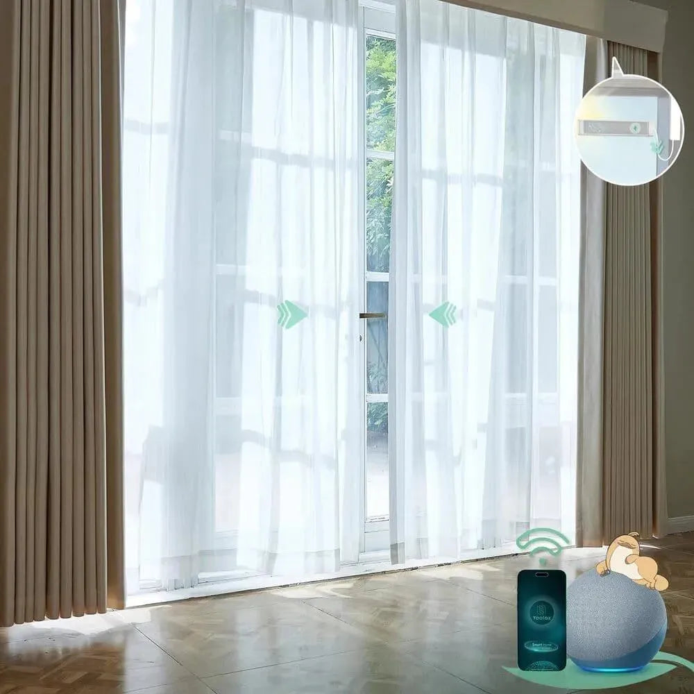 Yoolax Smart Retractable Curtain Rechargeable