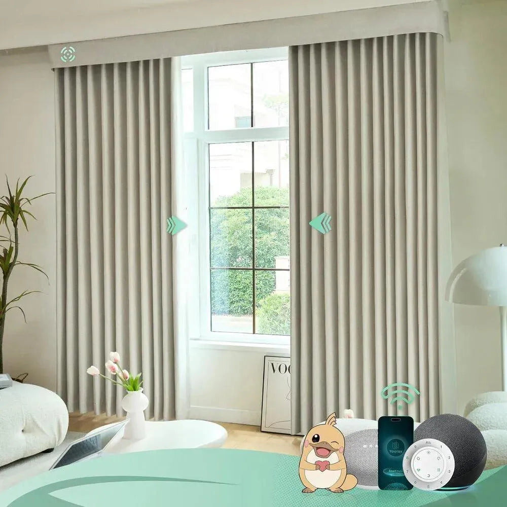 Yoolax Smart Retractable Curtain Hardwire