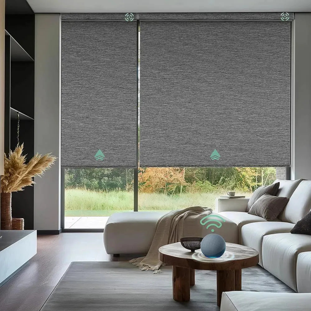 Yoolax Motorized Roller Shades 100% Blackout V-Series - Yoolax