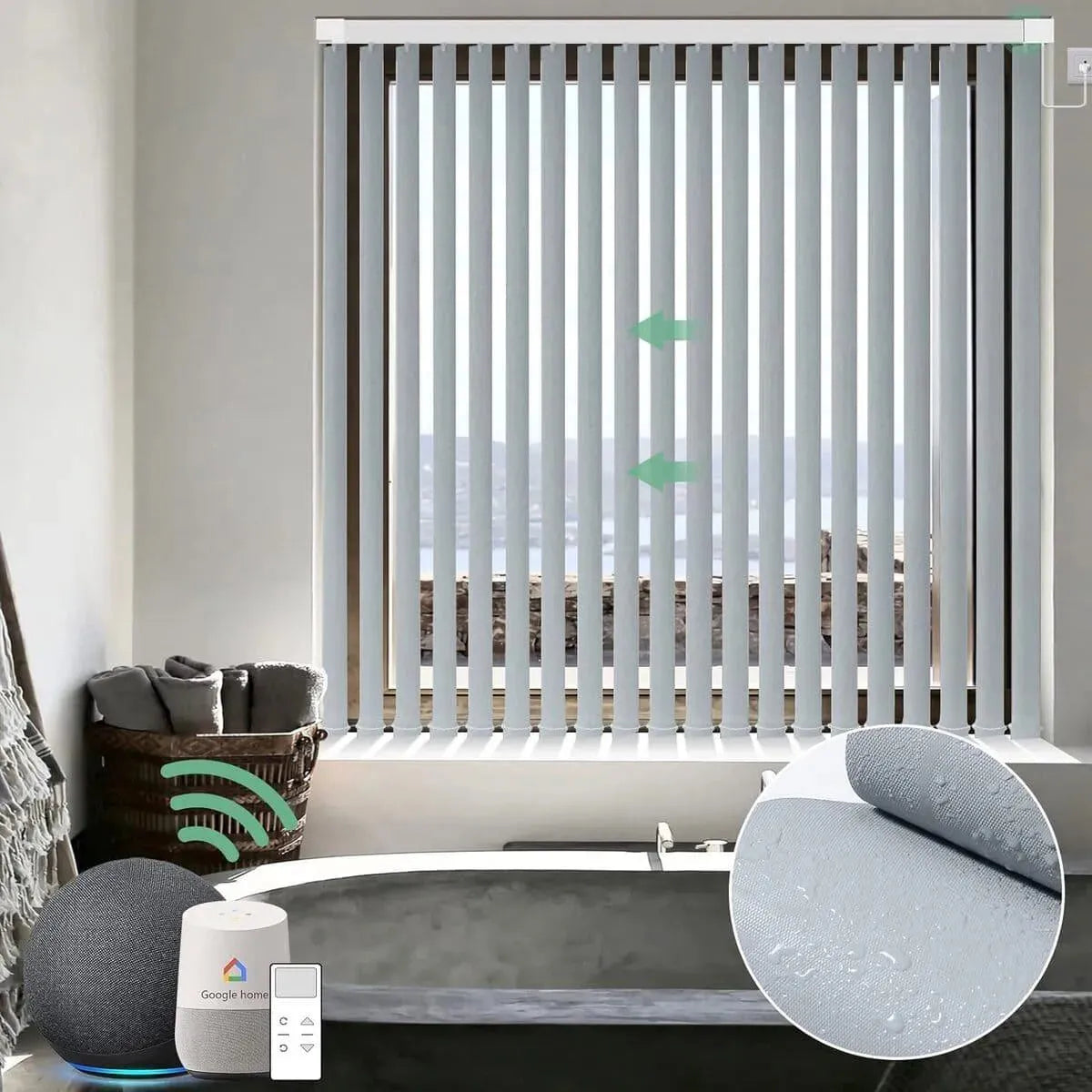 Yoolax Motorized Vertical Blinds