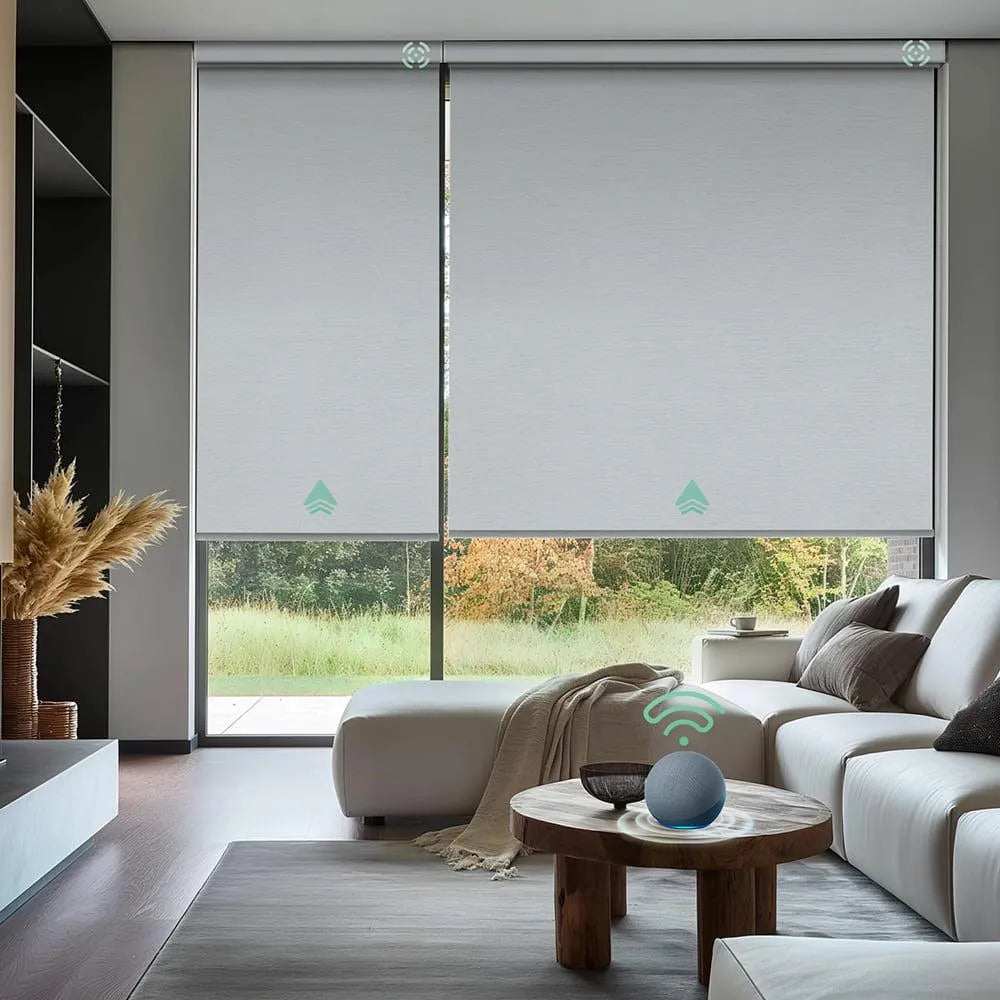 Yoolax Motorized Roller Shades 100% Blackout V-Series - Yoolax