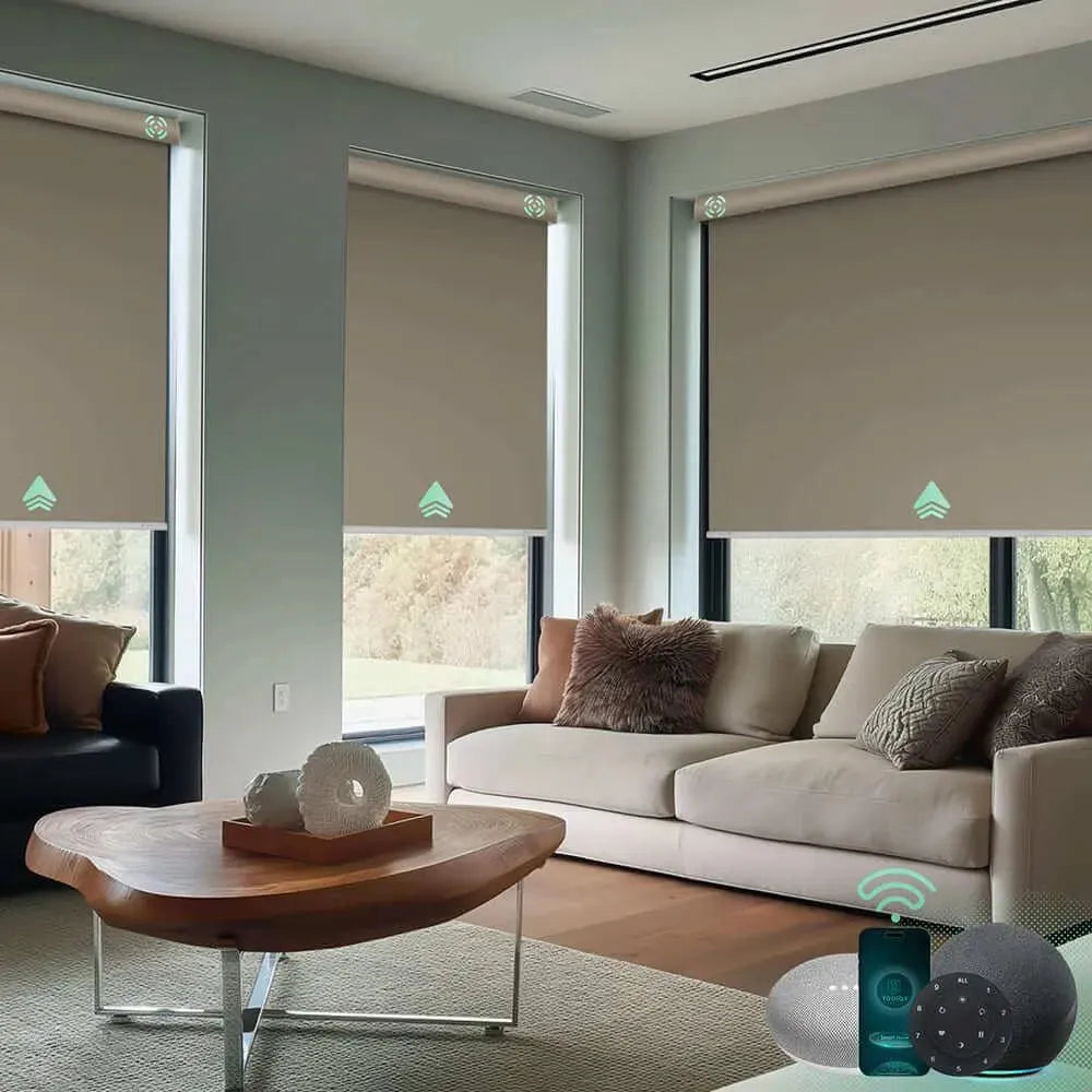 Yoolax Motorized Roller Shades 100% Blackout - Yoolax