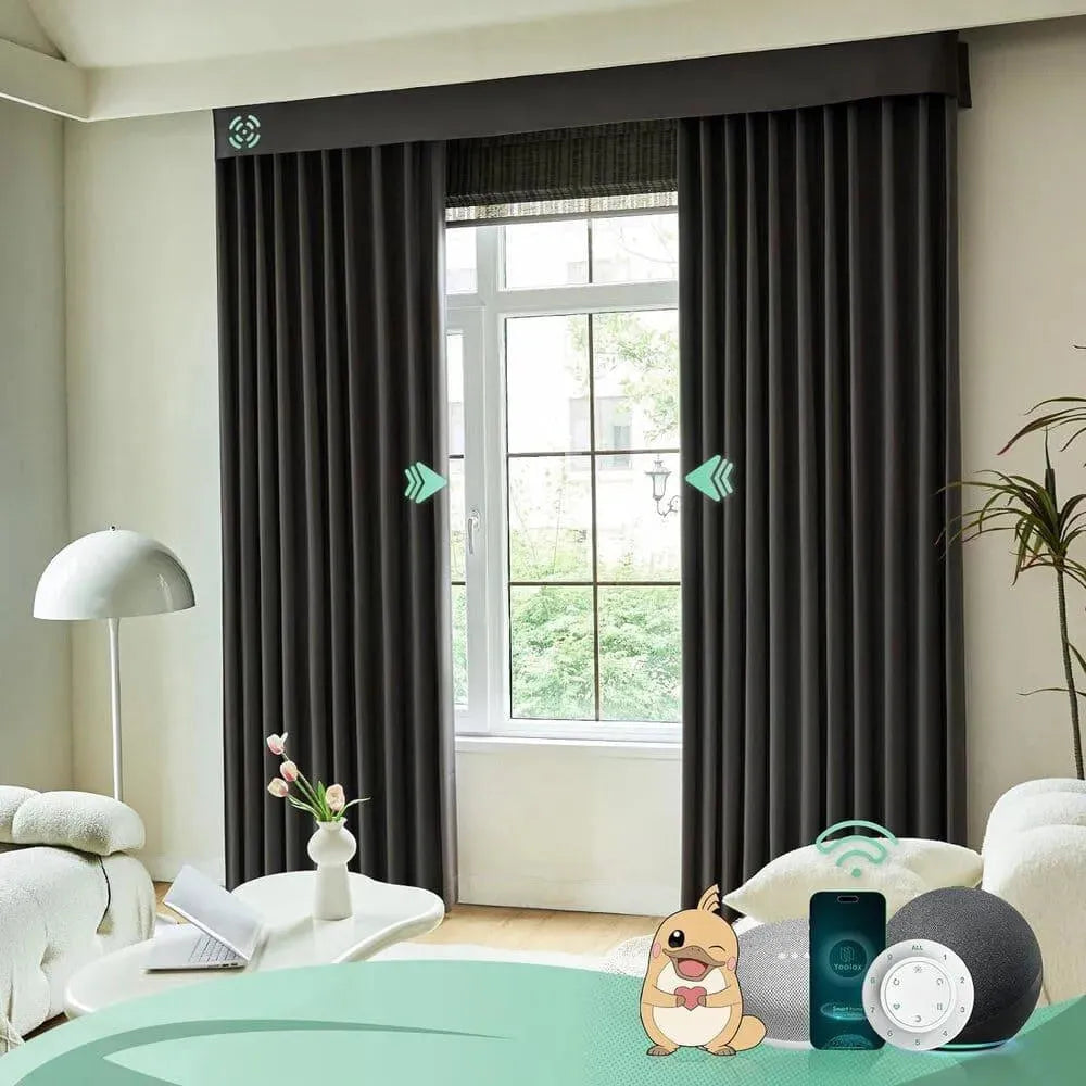 Yoolax Smart Retractable Curtain Hardwire