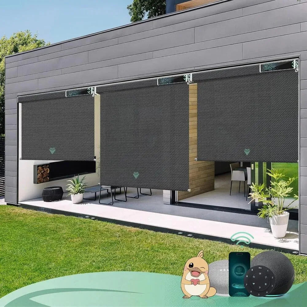 Yoolax Motorized Exterior Patio Sun Shades - Yoolax