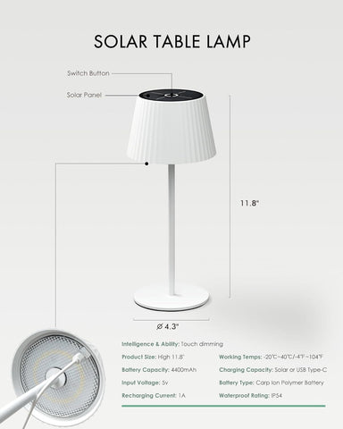 Yoolax Solar Table Lamp - Yoolax