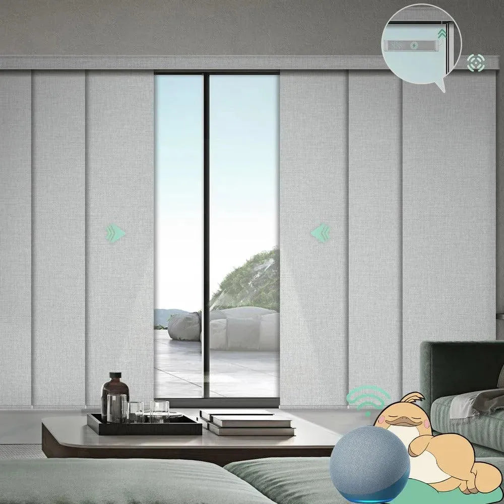 Yoolax Custom XL Smart Sliding Door Blinds