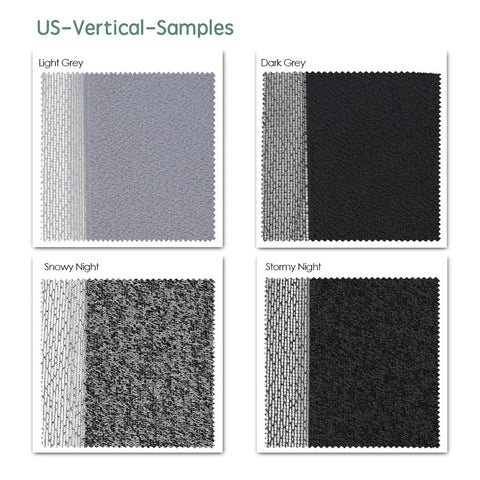 Yoolax Sheer Vertical Shade Fabric Samples