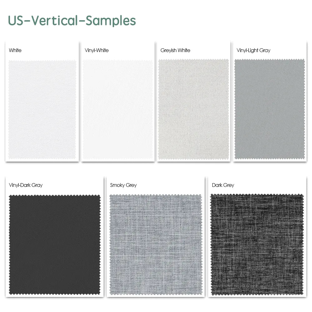 Yoolax Motorized Vertical Blinds Samples