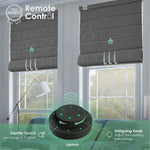 Yoolax Motorized Roman Shades Blackout - Yoolax