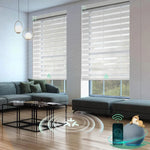 Yoolax Motorized Matter Zebra Blinds