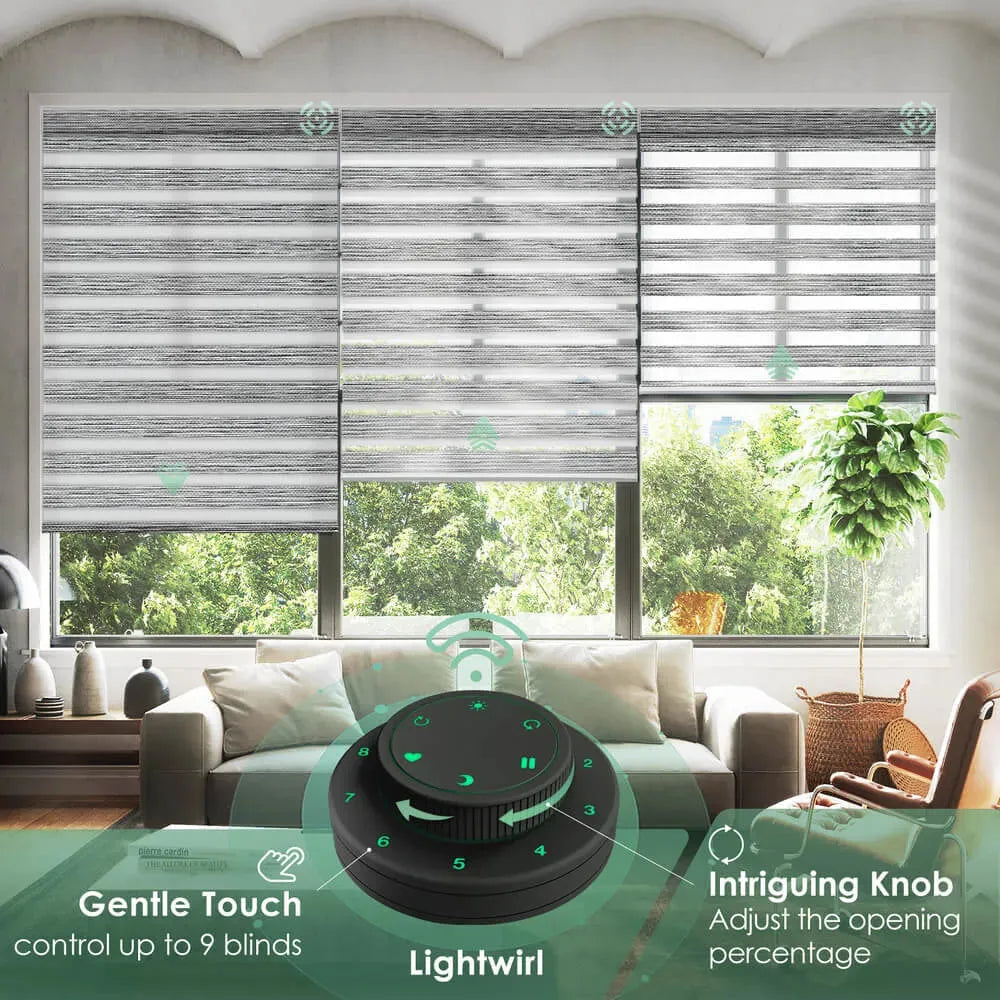 Yoolax Motorized Zebra Blinds V-Series - Yoolax