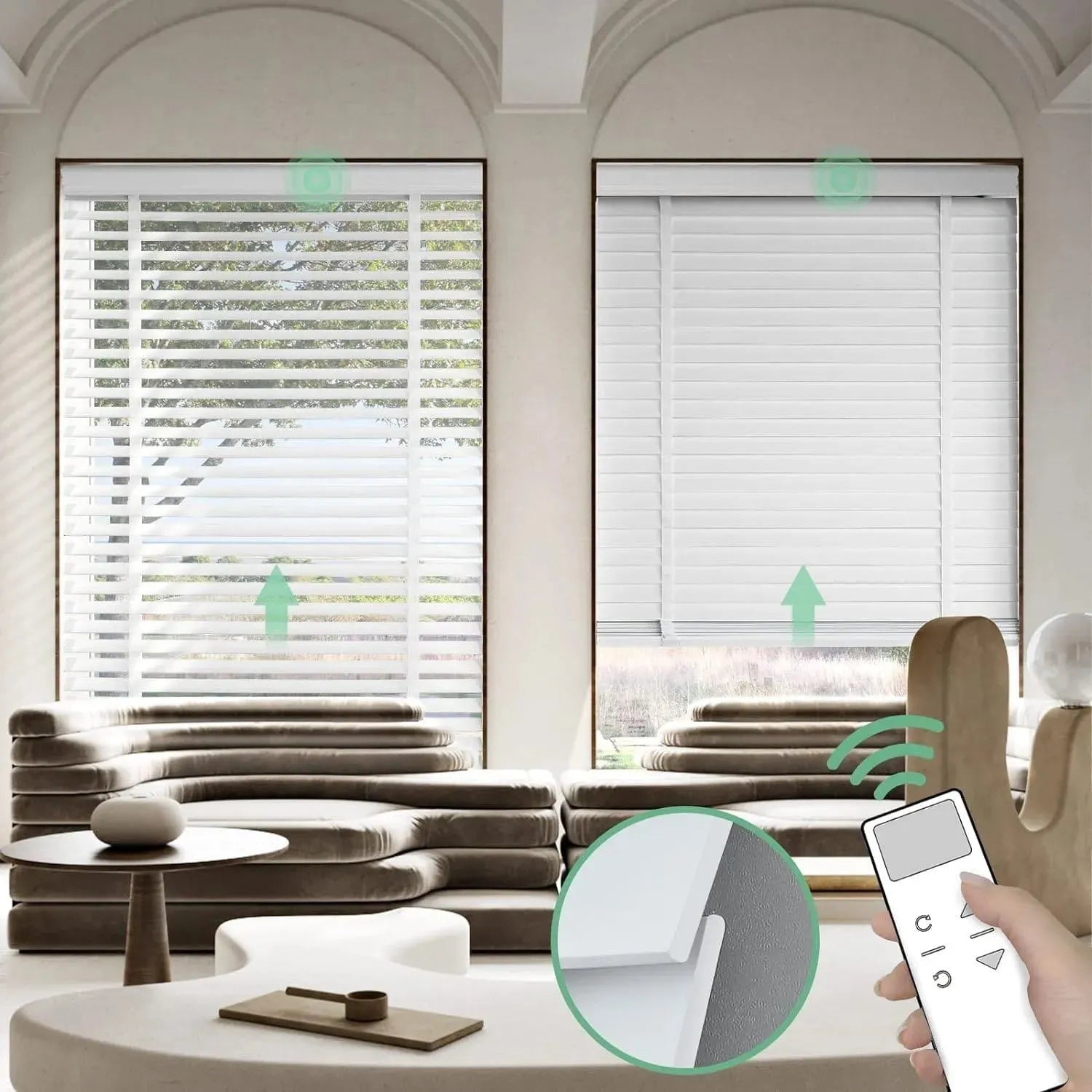 Yoolax Motorized Real Wood Blinds - Yoolax