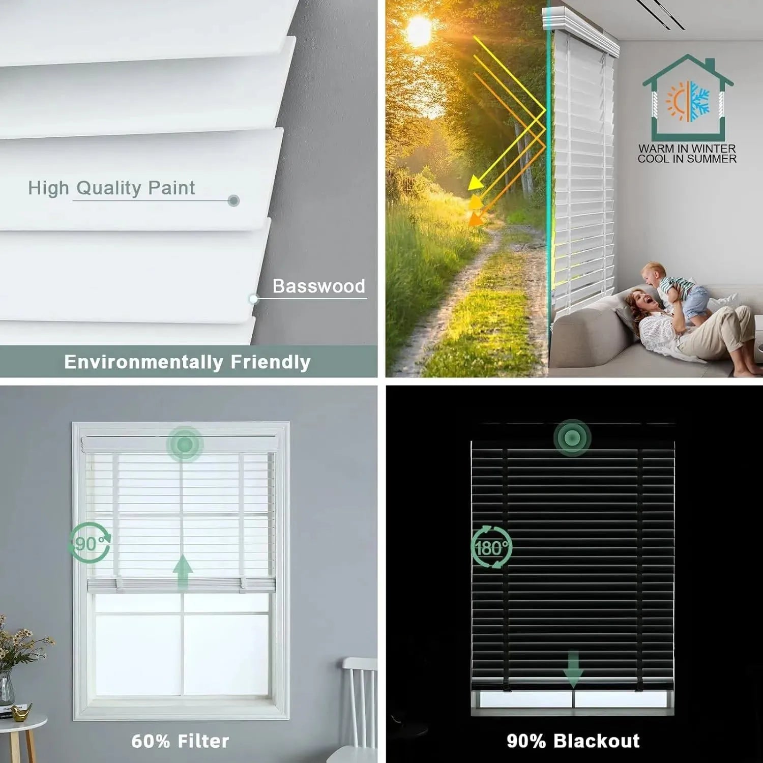 Yoolax Motorized Real Wood Blinds - Yoolax