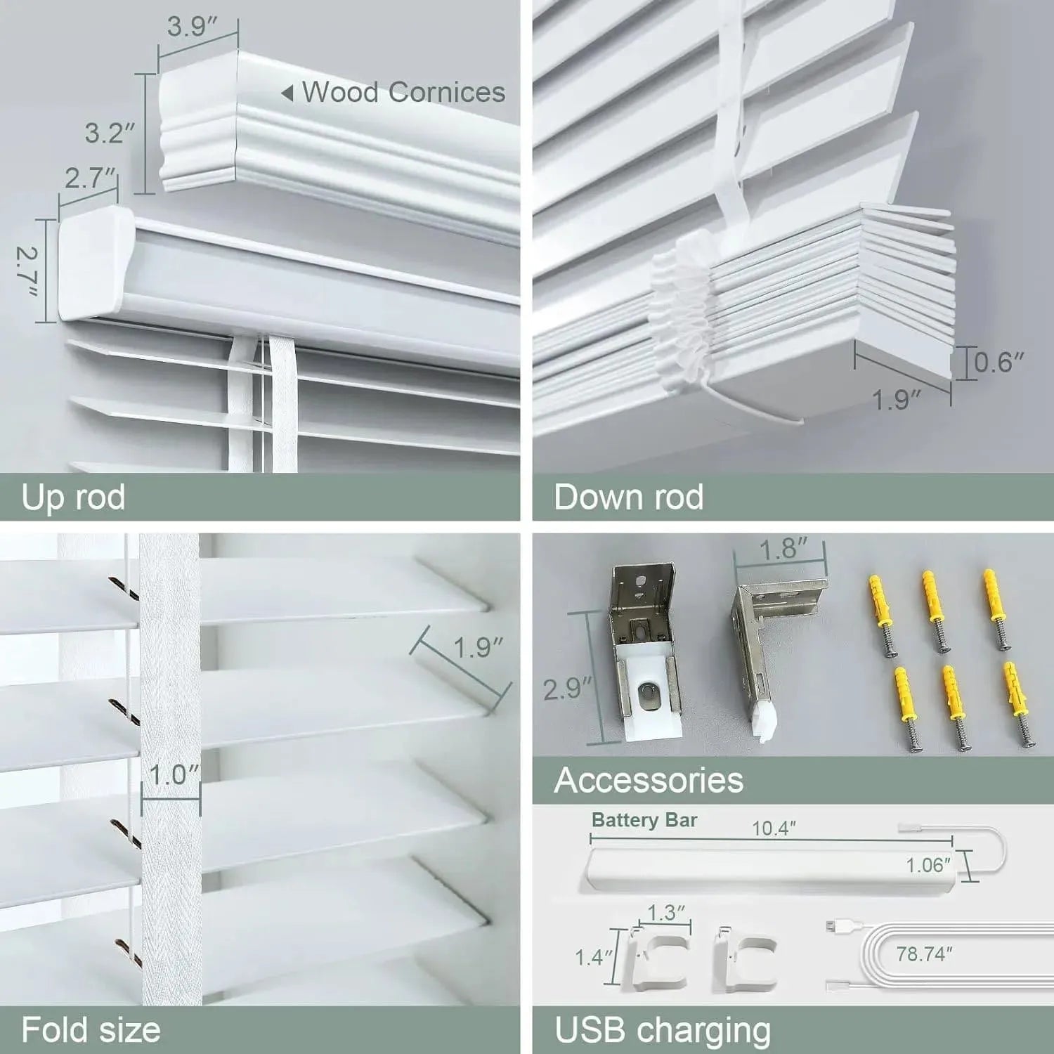 Yoolax Motorized Real Wood Blinds - Yoolax